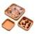 Import Japanese Cuisine Tableware Party Serving Tray Party Food Trays Containers Wood Square Modern Wooden Platters Plate Dish Polished from China