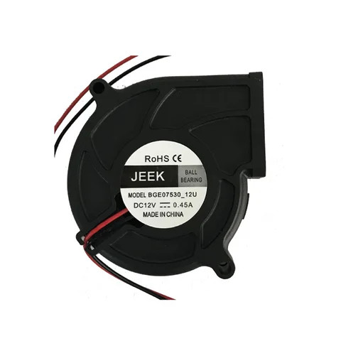 JEEK 7530 75x75x30mm  dc brushless small hot air circulation centrifugal exhaust fan air blower