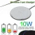 Import K8 New Design Factory Price Round Qi Charging Ultra Slim Universal 10W Fast Wireless Phone Charger Pad For Samsung from China