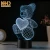 Import KH-NL041 KING HEIGHT Wholesale Cheap 3D LED Animal Power Saving Kids Plush Toy Night Light for Living Room from China