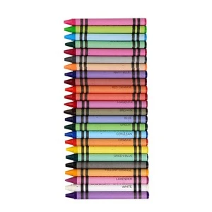 Kids and Student Vibrant Art Drawing Color Wax Crayon