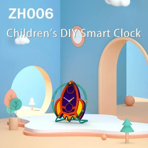 Kids Creative DIY Puzzle Learning Clock 3D Wall Clock
