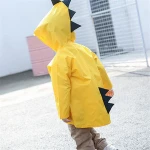 Kids Dinosaur Soft Denim Outwear Long Sleeve Blue Children Jackets