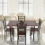 Import KLD Italian cheap MDF and steel dining room table set modern from China