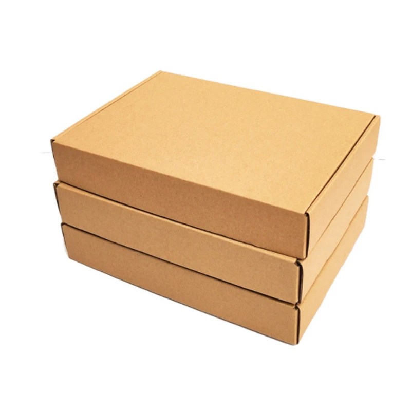 Kraft carton post craft packing box packaging storage kraft carton mailing wedding gift box
