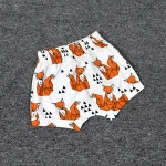 KZ042 Fashion Beauty Childrens Ruffle Cotton Shorts Floral Printed Kids Summer Beach Shorts