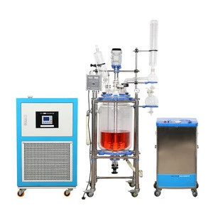 Lab Vacuum Chemical Jacket Reactor Glass Distillation Unit