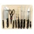 Import Laguiole Kitchen Cutlery 6 Piece Knife Set with Magnetic Block from China