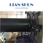 Large Caliber (Diameter) Hollowness Wall HDPE Winding Pipe Plastic Drainage Sewage Pipe Making Machine/Extrusion Production Line