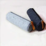 Large capacity pencil case simple creative writing pencil case student receiving bag felt pencil box stationery bag pen bag