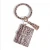 Import Large circle bangle keychain keyring wristlet keychainwristelet ID card holders credit cards wallets from China