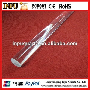 Large Diameter Clear Quartz Glass Rod