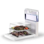 Large food steamer and food processor