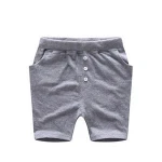 Latest 100% Cotton Cheap Wholesales For 2-8 Years Boys  Kids Plain Sport Shorts