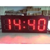 LED Time Screen 6 8 10 12 15 led Temperature Screen High Brightness LED lamp 800x305mm Outdoor led Display