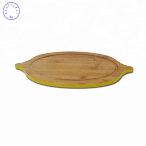 Lemon shape Cutting Boards for Kitchen Bamboo Wood Chopping Board Professional Wooden Butcher Block with Juice Groove