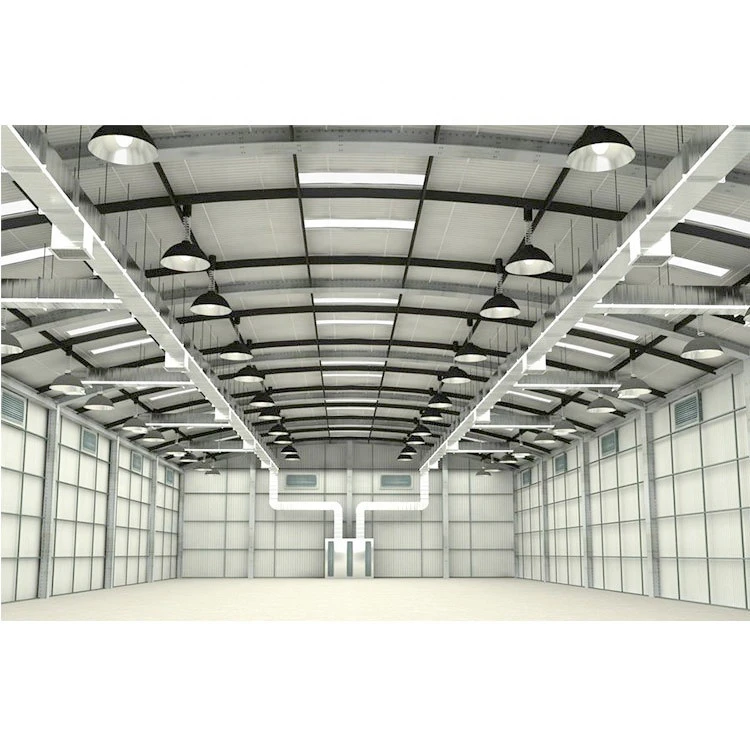 LF high quality shed design light weight steel structure space frame warehouse workshop