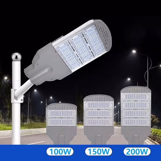 Light Messenger Customized High Quality Outdoor High Lumen Waterproof IP65 50W 100W 200W Urban Lighting LED Street Lamp