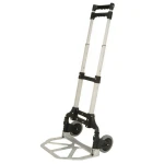 Lightweight Hand Luggage Cart Aluminum Frame Two-Wheel Folding Hand Trolley