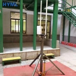 Lightweight handwheel mast with tripod