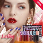 Lip Glaze Mist Moisturizing Lip Color, Lip Honey Dyeing Lip Liquid, Womens Lipstick 6-color Set, Lipstick Water Set