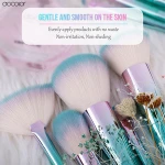 Lips contour eyelash applicator foundation makeup brushes set