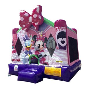 Lovely Mickey mouse bouncy castle kids inflatable bouncer castle for sale