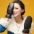 Import Lovely women sheepskin Fleece Lining hand muffs gloves leather from China