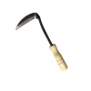 Low MOQ Carbon steel wood handle cutting garden tool weeding sickle