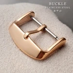 Low MOQ High Quality Stainless Steel Watch Accessories, Pins, Watch Band, Buckle, Silver Watch Buckle