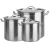 Import Low MOQ induction ready 30 liter stainless steel stock pot for hotel & restaurant from China