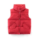 LT- YR226 Child warm button stand collar  style unisex vest waistcoat in stock / OEM Custom