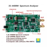 LTDZ 35-4400M USB Spectrum Analyzer Spectrum Signal Source with Tracking Source Module Board RF Frequency Domain Analysis Tool
