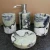 Import Luxury Natural White Modern Marble Hotel Bathroom Accessories Set from China
