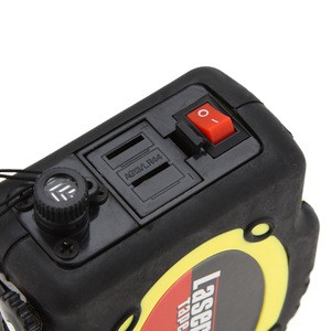 LV-07 Pro 3 Laser Level 7.5m Measuring Tape Equipment with 2 Way Level Bubbles and Laser Power On/Off nivel laser