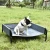 Made4Pets breathable large Outdoor Cooling Raised Dog Bed metal frame mesh oxford fabric elevated Pet Bed