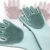 Import Magic Silicone Gloves with Wash Scrubber Reusable Brush Silicone Dish Scrubber Heat Resistant Gloves Kitchen Tool for Cleaning from China