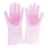 Magic stretch gloves Household Insulation Dishwashing Brush Gloves Household Cleaning Brush Bowl orange magic gloves