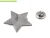 Import Make your own design high quality five stars metal badge from China