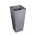 Import Manufacture Canadian style outdoor Indoor Vertical Square Tall Polished by Hands Plastic Plant Pot from China