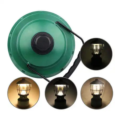 Manufacturer Portable Tent Retro 24 SMD Camping Light Emergency Lamp Vintage Outdoor Camping Lantern