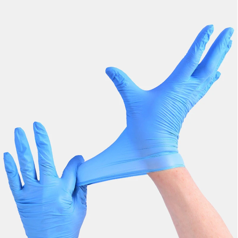 Manufacturer touch screen black Color highest quality nitril gloves100 pcs Wholesale powder free medical powder free work gloves