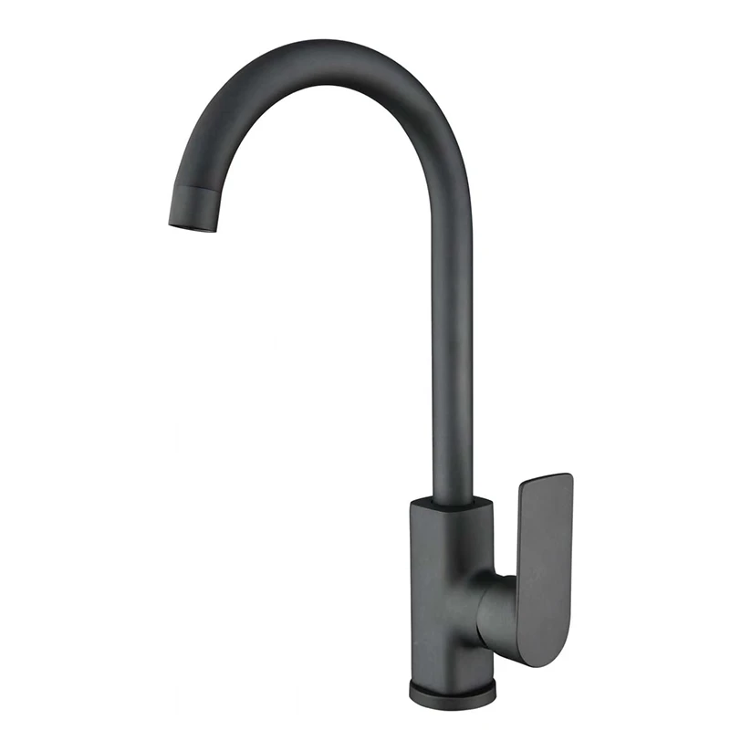 MCBKRPDIO Kitchen Faucet Home Cold and Hot Water Brass Single Hole Handle Swivel Water Mixer tap kitchen sink