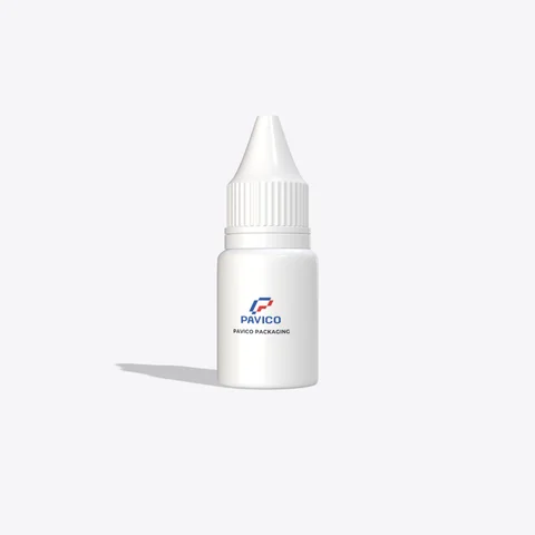 Medicine Packaging Usage Wholesale Price Sustainable White PET Plastic Squeeze Bottle For Eye Care Made In Vietnam