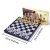 Import Medieval Chess Set With High Quality Chessboard 32 Gold Silver Chess Pieces Magnetic Board Game Chess Figure Sets szachy Checker from China