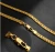 Import Men Jewelry 5mm 20 Inches Hip Hop Necklace Men 18K Gold Plated Chain Necklace Stamped 18k Wholesale from China