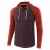 Import Mens Casual Long Sleeve 65%Cotton 35%Polyester Henley Tee Shirt Two-tone Raglan Fit Baseball T-Shirts from China