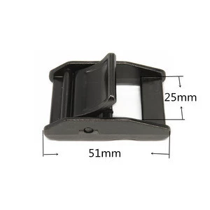 Metal Black Ratchet Trimming Cam Lock Buckle
