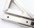 Import Metal Folding Table Bracket Stainless Steel Mounting Shelf Bracket Triangle Adjustable  Bracket from China