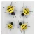 Import Metal Wall Art Bee 3D Sculpture, Inspirational Wall Decor Hanging for Indoor and Outdoor, 4 Pack from China